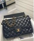 Сумка Large Classic Grained Calfskin Bag